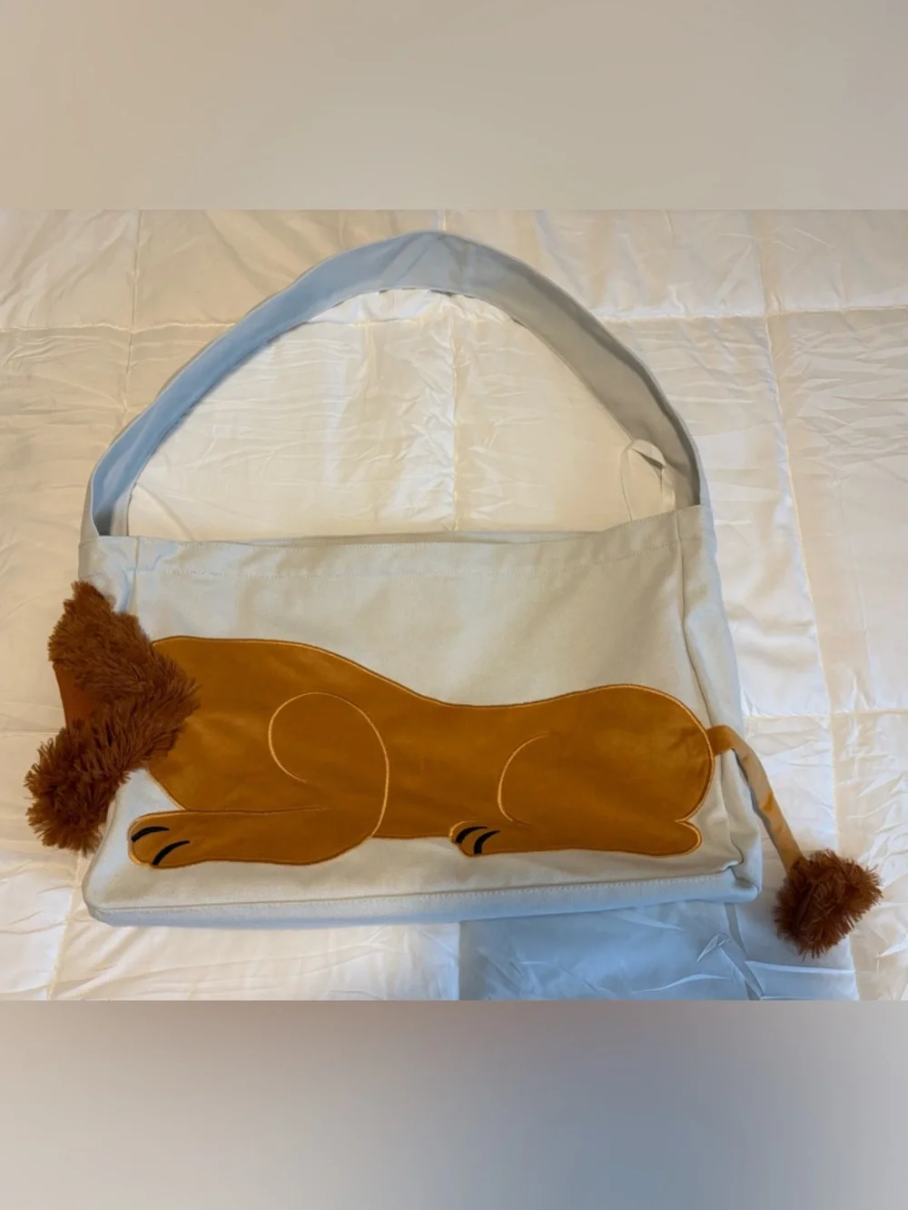 Pet Outdoor Bag Lion Shaped Cat 🐈 & Dog 🐕 Canvas Carrier Bag